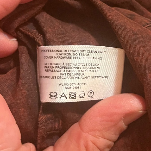 Proenza Schouler White Label Short-Sleeve Belted Snap-Front Shirt Dress in Red - Picture 10 of 10